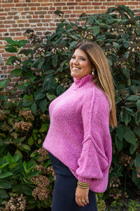 Joss - oversized trui - roze