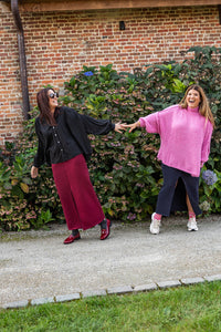 Joss - oversized trui - roze